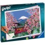 CreArt pictura pe numere pentru adulti flori de cires japonez